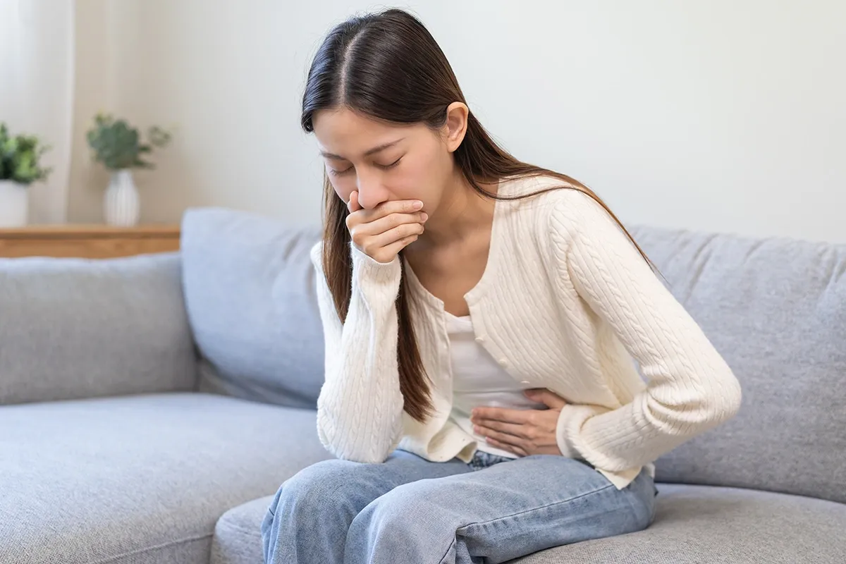 Cold sweats, nausea or lightheadedness